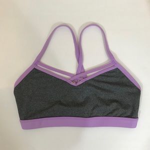 Champion women’s small gray lavender sports bra